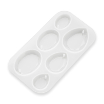 Forma Silikonowa, Mold, Kropla, do DIY, 118x65x7mm, Wewnętrzny Rozmiar 18-28.5x24-40mm, Otwor 2mm, 1szt (13WB30575)
