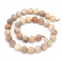 Koraliki Naturalny Kamień Słoneczny, Okrągłe, 8mm, około 45szt/37cm/nić (13WB22902)