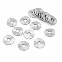 Koraliki Akrylowe z Powłoką, Dysk, Matowe, Srebrny, 24.5x2mm, około 18szt / 20g (13WB17465)