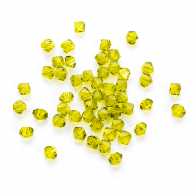 Koraliki Szklane Sztuczny Kryształ Fasetowany. Luźne. 3.5x4mm 50szt (13WB17646)