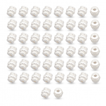 Koraliki Dystansowe, Biżuteria Stop, Latarka, Srebrny, 5x5x5mm, 50 szt (13WB26601)