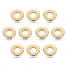 Koraliki Dystansowe, Przekładki, Stal Nierdzewna, Pączek, Złoty, 6.5x1mm, 10szt (13WB26649)