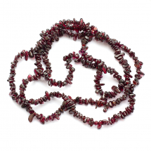 Koraliki Naturalny Granat, Okruchy, Klasa A, 4-8x3-9mm, około 83cm/nic (13WB26746)