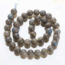 Koraliki Naturalny Labradoryt Klasa AB+ 10mm Kolor: Szary około 36szt/37cm/nic (13WB28327)