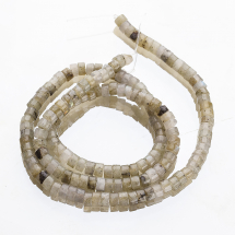 Koraliki Naturalny Labradoryt Heishi 4x2mm Otwór 0.6mm około 142szt/37cm/nic (13WB28333)