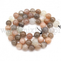 Koraliki Naturalny Kamień Słoneczny Klasa AA, Kulki, 10mm, około 38szt/39cm/sznur (13WB11375)