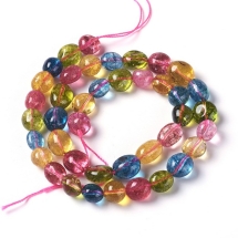 Koraliki Naturalny Kwarc, Okruszki Polerowane, Mix, 8-12x7-9mm, około 38szt/37cm/sznur (13WB26306)