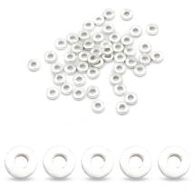 Koraliki Dystansowe, Styl Tybetański, Pączek, Stop Biżuterii, Srebrny, 6x2mm, 50szt (2WB27702)