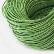 Sznurek Bawełna Woskowana 1.5mm Kolor: Sałata 60-65m/wiązka (5WB4440)