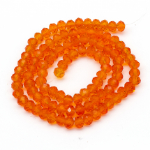 Koraliki Szklane Sztuczny Kryształ Fasetowany 6x4mm 92szt/36cm/sznur (5WB4444)