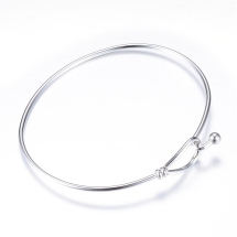 Bransoletka, Stal Nierdzewna, Wewnętrzna Średnica: 54x62.5mm, Grubość: 1.5mm, 1szt (13WB22182)