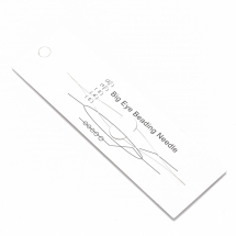 Igłą Giętka do Koralików, z Dużym Uchem, Cienkie, Stal, 113x0.4mm, 1 szt (13WB24812)