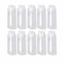 Pojemnik na Koraliki i Dżetów, Plastik, 68x19mm, Pojemność 10ml, 20szt (13WB22583)