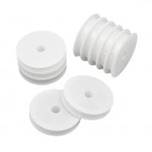 Szpula Plastikowa Pusta Biała, do Nawijania Rozmiar: 82x15mm, 10szt (13WB28154)