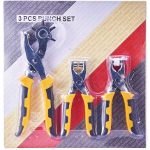 Zestaw Narzędzi, Stal, do tworzenia Otworów i Nitów, Rozmiar: 150-210mm, 3szt/zestaw (13WB28164)