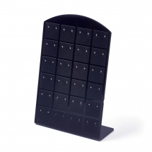 Stojak na Kolczyki, do Rękodzieła i Biżuterii, Plastikowy, Czarny, 8.7x3.5x13.5cm, 1szt (13WB19280)