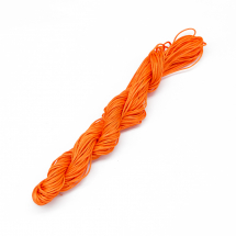 Sznurek Nylon 1mm Kolor: Pomarańczowy około 24m/wiązka (5WB4555)