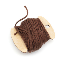 Sznurek Jutowy Ozdobny dla DIY Macrame Craftowe  Brązowy 2mm, 10m (13WB17801)