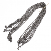 Łańcuch Kotwiczny Splot, Żelazo, Niespawany, Kolor: Stal Pistoletowa, Ogniwo 5x4x1mm, Długość 5m (3WB1951)