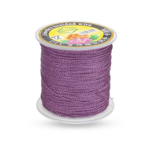 Sznurek Dekoracyjny Metalizowany, Indygo, 1mm, 50m/szpula, (13WB27631)
