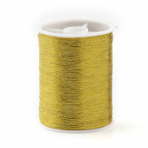 Nić do Haftu, Metalizowana, Złota, 0.1mm, około 55m/szpula (13WB27639)