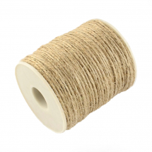 Sznurek Jutowy 1-2mm Kolor: Beżowy 100m/szpula (13WB27664)