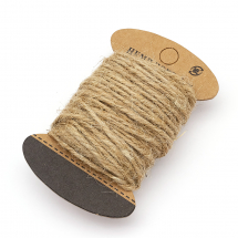 Sznurek Jutowy, Potrójne Skręcanie, Kolor: Beżowy, 2mm, około 10m/szpula (13WB27665)