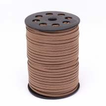 Rzemyk Rzemień Zamszowy, Camel, 4x1.4mm, 90m/rolka (13WB28092)