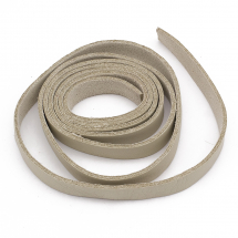 Rzemyk, Rzemień Zamszowy Płaski, Imitacja Skóry, Ciemny Khaki, 10x1.5mm, 1szt/1m, (13WB28115)