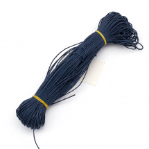 Sznurek Woskowany Bawełniany, 1mm, Niebieski, około 60-65m/wiązka (13WB28817)