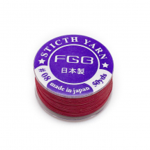 Нитка для Бісеру Поліестер Японія, Спеціальне Покриття, Червоний, 0.1мм, 45м/котушка, (13WB18387)