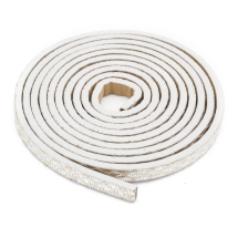 Sznurek ze Sztucznej Skóry Dekoracyjny Biały, 5x2mm, 1.2m/szt (14WB9081)
