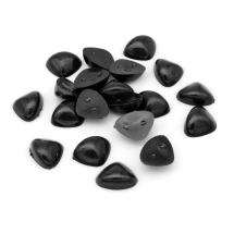 Noski do Zabawek, Trójkątne, Kolor: Czarny, Rozmiar: 20x25x9mm, 20szt (13WB17612)