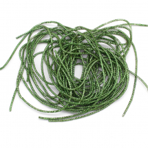 Bajorek do Haftu, Truncal, 4 Grani, Miedź, Ciemnyzielony, 1mm, 490cm/10g (13WB18427)