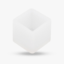 Forma Silikonowa, Mold, Kształt Kostki, do DIY, Biały, 31x31x28mm, Wewnętrzny rozmiar: 25x25mm, 1szt (13WB26432)