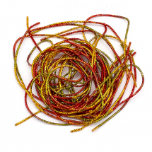 Bajorek do Haftu Fasetowany 4 Grani Miedź 1.2mm Kolor: Wielokolorowy 448сm/10g (13WB24089)