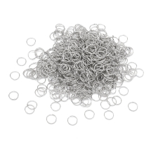 Кільця Одинарні Відкриті Залізні, Платина, 8х0.7мм, Внутрішній Діаметр 6,6мм, близько 500шт/50г, (5WB5506)