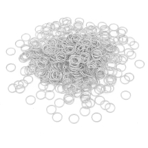 Kółeczka Ogniwka Pojedyncze Otwarte Żelazo 10x1.0mm Kolor: Srebrny około 280szt/50g (5WB5766)