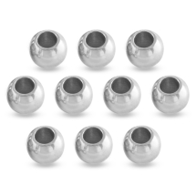 Намистини Еко Латунь Круглі, Покриття Платина, 3мм, Отвір 1мм, (13WB19008)