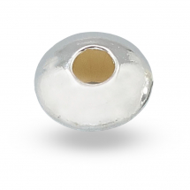 Srebro 925 Koraliki Dystansowe, Rondelle, 5x2.5mm, Otwór 1.5mm, 1szt (13WB21507)