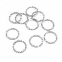 Кільця Одинарні Відкриті Відкриті Нержавіюча Сталь, 12х1.5мм, Внутрішній Діаметр 12мм, (13WB23351)