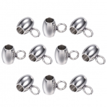 Бейл Овальний Нержавіюча Сталь, 7x5x4мм, Отвір 2мм, (13WB16383)