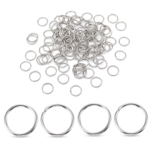 Kółeczka Ogniwka Pojedyncze Otwarte, Stal Nierdzewna, do Rękodzieła i Biżuterii, 10x1mm, około 115szt/20g (13WB17524)