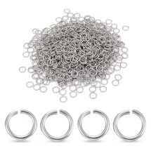 Кільця Одинарні Відкриті Сполучні Нержавіюча Сталь, 8х1мм, (13WB27051)