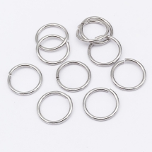 Kółeczka Ogniwka Pojedyncze Otwarte Stal Nierdzewna 25x2mm Kolor: Stal 10szt (13WB27055)