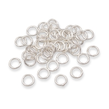 Колечка Одинарні, Залізні, Нероз'ємні, Колір: Срібло, 7х1мм, Внутрішній Діаметр 5мм, (13WB27093)
