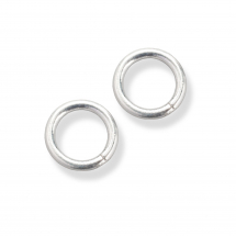 Срібло 925 Кільця Одинарні Нероз'ємні, 6х0.9мм, (13WB28062)