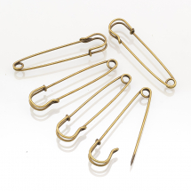 Baza do Broszki Szpilka Kilt Żelazna 70x18x6mm Otwór 5-6mm Kolor: Antyczny Bronze 5szt (13WB28204)