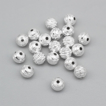 Намистини Зоряний Пил Латунь 6мм Колір: Срібло 20шт (2WB27758)