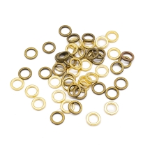 Kółeczka Ogniwka Lutowane Stop Metalu 7x1mm Kolor: Mix Kolorów 50szt (13WB12482)